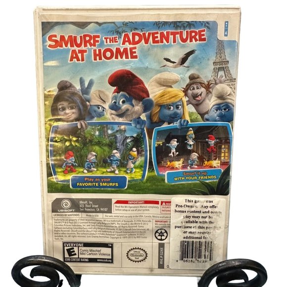 Ubisoft The Smurfs 2 Nintendo Wii 2013 Rated Everyone Single Multiplayer - Picture 3 of 6